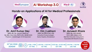 Ai Workshop 30  Handson applications of AI for Medical Professionals [upl. by Toland]