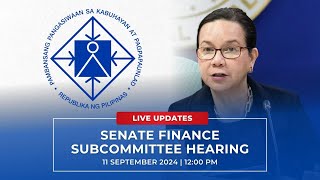 Senate Finance Committee hearing for the proposed 2025 budget of NEDA  11 September 2024 [upl. by Paulsen]