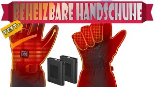 Beheizbare Handschuhe Test Bewertung Review 74V2×5000mAh 4 Einstellbarer Temperatur wasserdichte [upl. by Deroo]