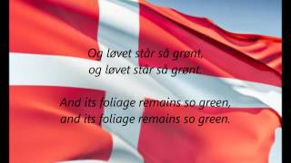 Danish National Anthem  quotDer Er Et Yndigt Landquot DAEN [upl. by Ansev]