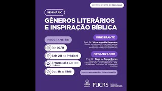 Gêneros literários e inspiração bíblica [upl. by Ettegroeg]