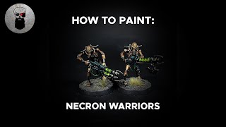 Contrast How to Paint Necron Warriors [upl. by Weissberg]