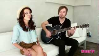 Cher Lloyd  quotWant U Backquot Perez Hilton Acoustic Performance [upl. by Haimaj]