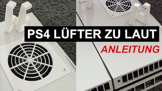 PS4 Lüfter zu laut Wärmeleitpaste tauschen und reinigen  Schritt für Schritt Anleitung [upl. by Pontus842]