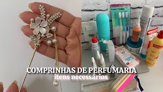 COMPRINHAS DE PERFUMARIA  itens necessários 💖perfumaria peleesmalteviralvideo comente [upl. by Nuaj]