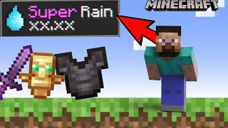 Minecraft But Rain Drop Super OP Items Hindi [upl. by Yelsnit]