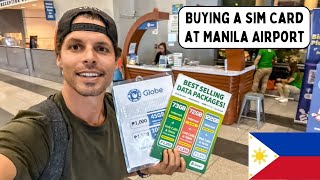 Buying a Sim Card at Manila Airport [upl. by Westfall]