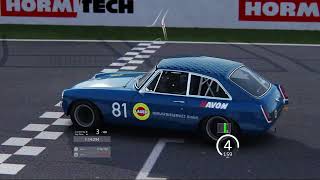 MGB GT hotlaps Silver Coin in Assetto Corsa [upl. by Edgerton]