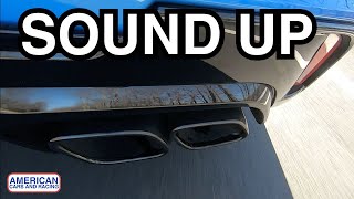 SOUND UP 3 Minutes of Cadillac CT4V Blackwing Exhaust [upl. by Swanhilda]