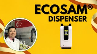 ECOSAM® Hand Sanitizer Dispenser ecosam handsanitizer sanitizerdispenser [upl. by Almeeta]