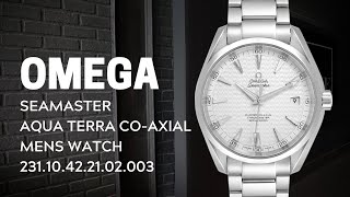 Omega Seamaster Aqua Terra CoAxial Mens Watch 23110422102003  SwissWatchExpo [upl. by Nira644]