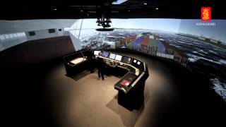 Polaris ships bridge simulator  Kongsberg Digital [upl. by Nylak774]