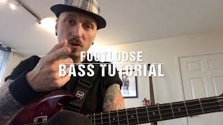 Kenny Loggins  Footloose  Bass Tutorial  How To Play  Slow  Close Up  Tuning Explained  HD [upl. by Pyle]