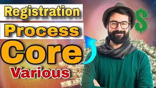 How to Register in Core VariousCore various me registration kaise kare step by step processOnly B [upl. by Rauscher87]