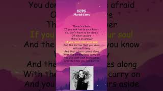 Mariah Carey  Hero Lyrics shorts [upl. by Ivel245]