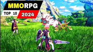 Top 10 best high graphics MMORPG games for mobile 2024  Best RPG games for Android iOS 2024 [upl. by Alvord]