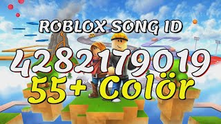 55 Colör Roblox Song IDsCodes [upl. by Astera]