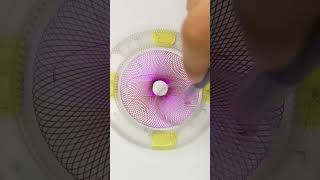 Mindful Art Patterns for Calm  ASMR to Soothe and Relax asmr art 2024 spirograph shorts usa [upl. by Odlonyer]