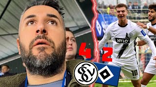 HSV kriegt KLATSCHE  SV Elversberg vs HSV Stadionvlog [upl. by Airreis46]