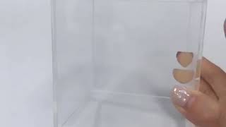 5 sided clear acrylic cube [upl. by Llerrah31]