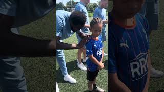 Tom Conlon Manny Monthe and Josh Lundstram visit Summer Soccer School Oldham Athletic Highlights [upl. by Murry]