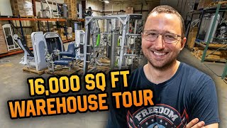 Building a Home Gym Business  Freedom Fitness Equipment Tour [upl. by Byers337]