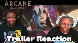 Arcane Season 2  Official Trailer  Reaction [upl. by Drarehs]