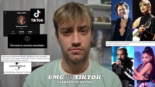 UMG ZABRANIO SVU MUZIKU NA TIKTOKU  UKLONJENE PESME 90 MUZIČKE INDUSTRIJE  Nenad Ulemek [upl. by Inilam805]