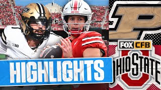 Purdue Boilermakers vs No 2 Ohio State Buckeyes Highlights  FOX College Football [upl. by Bobbe]