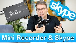 BlackMagic UltraStudio Mini Recorder to Skype How To [upl. by Osmen]