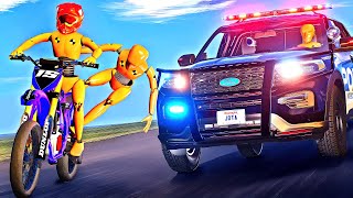 Police Chase and Car Crashes 02 BeamNGDrive [upl. by Yaffit550]