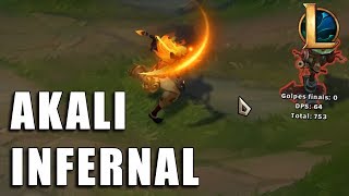 Akali Infernal  League of Legends Prévia [upl. by Vaden]