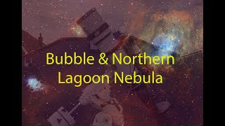 Astrophotography Bubble amp Northern Lagoon Nebula [upl. by Aelber661]