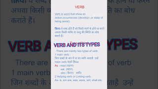 english verb and its types [upl. by Ayekan283]