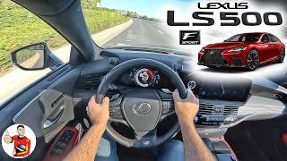 Cheaper by the Foot The Lexus LS500 is a Luxury Bargain POV Drive Review [upl. by Uolyram]