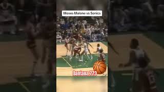 MOSES MALONE vs SEATTLE SONICS IN 1979  shorts nba mosesmalone [upl. by Sauls]