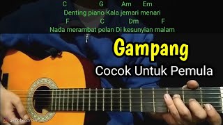 Kunci Gitar YANG TERLUPAKAN  Iwan Fals  Denting Piano Kala Jemari Menari [upl. by Ellesor]