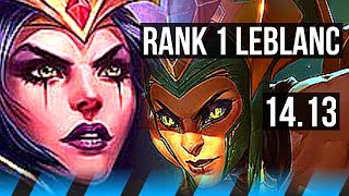 LEBLANC vs CASSIOPEIA MID  Rank 1 LeBlanc 12415 41k DMG Rank 22  EUNE Challenger  1413 [upl. by Sikras]