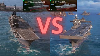 IT Giuseppe Garibaldi vs CN Type 075  Modern Warship [upl. by Aggri]