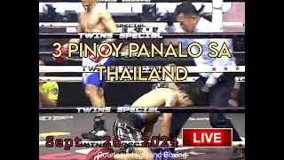 September 26 2024 l 3 PINOY panalo sa Thailand [upl. by Adin]