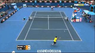 Almagro vs Wawrinka AO 2012 HD Highlights [upl. by Nywnorb]