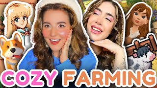 TOP 5 Cozy Farm Games of All Time 🌱 ft MissBubbles [upl. by Malita]