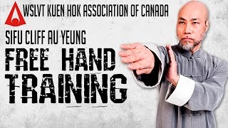 Sifu Cliff Au Yeung  Free Hand Training [upl. by Adnovaj483]