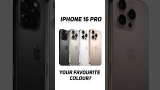 Iphone 16 colors  iphone 16 pro colors  iphone 16 titanium desert colour iphone16 shorts [upl. by Galina]