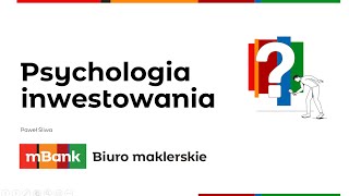 Psychologia inwestowania [upl. by Tnomed]