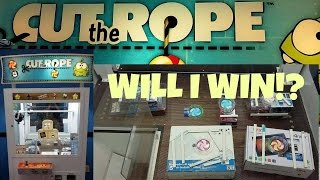 Cut the Rope amp Lighthouse Arcade Game Can I Win Arcade Redemption Games Arcadejackpotpro [upl. by Droflim]