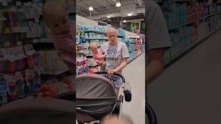 Funny Walmart 😁 funnyvideo funny grocery groceryshopping walmart baby lol grocerystores 😁 [upl. by Poyssick]