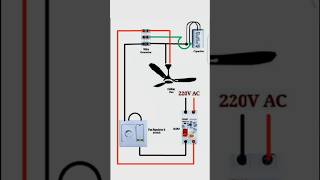 Fan Regulator Connection viralvideo video shorts electrical electronic shortsvideo fanmotar [upl. by Fulvi]