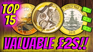 Top 15 Most Rare and Valuable £2 Coins UK Circulation [upl. by Power686]