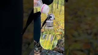 ✅ Craft an oil lamp yourself camping survival bushcraft fire [upl. by Silra]